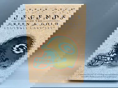 1997 Upper Deck Legends of The Green & Gold Green Bay Packers Complete Football Set