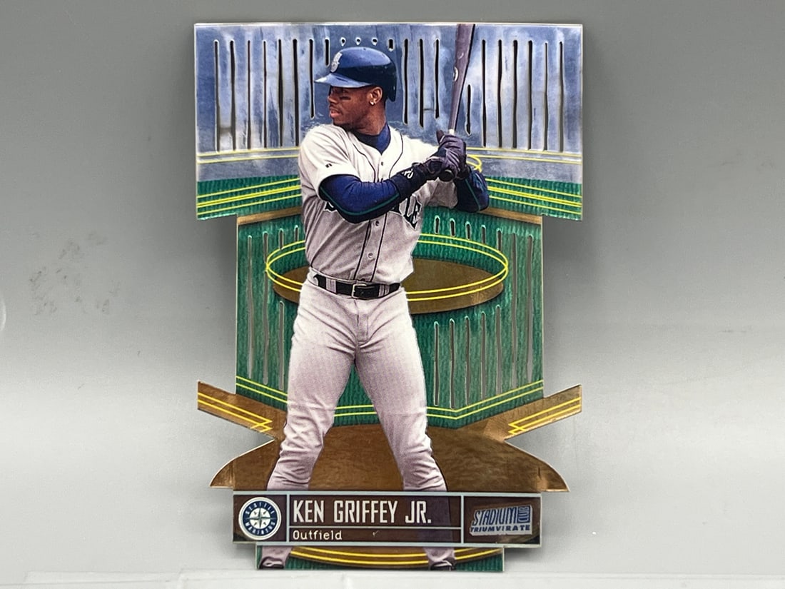 1999 Stadium Club Triumvirate Ken Griffey Jr. Luminous Die Cut Insert #T3B (1 of 2)