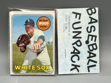West Corp. Cello Fun Pack Repack 1969 Topps Baseball Unopened Pack