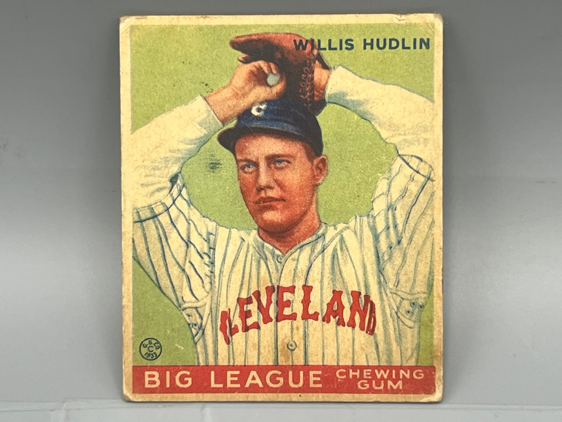 1933 World Wide Gum Willis Hudlin: 1933 World Wide Gum Willis Hudlin