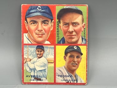 1935 Goudey 4 in 1 - Earl Averill/HOF