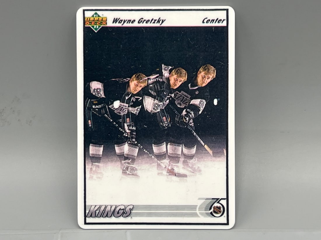 Wayne Gretzky Upper Deck Porcelain Card #/1000 (1 of 2)