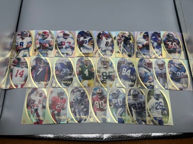 1997 Collector's Edge Football Extreme Finesse Complete 25 Card Set