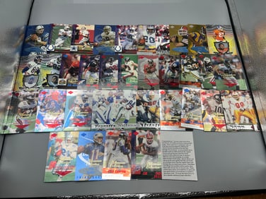 Opened Football 35 Card Assortment Parallels Pack W/ Stars - Varying Conditions - Peyton Manning