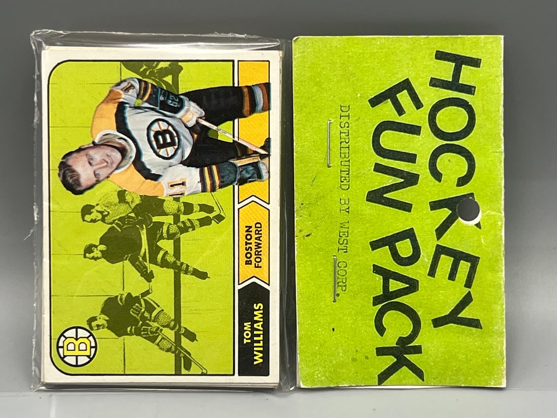 West Corp. Cello Fun Pack Repack 1968-69 Topps Hockey Unopened Pack: West Corp. Cello Fun Pack Repack 1968-69 Topps Hockey Unopened Pack