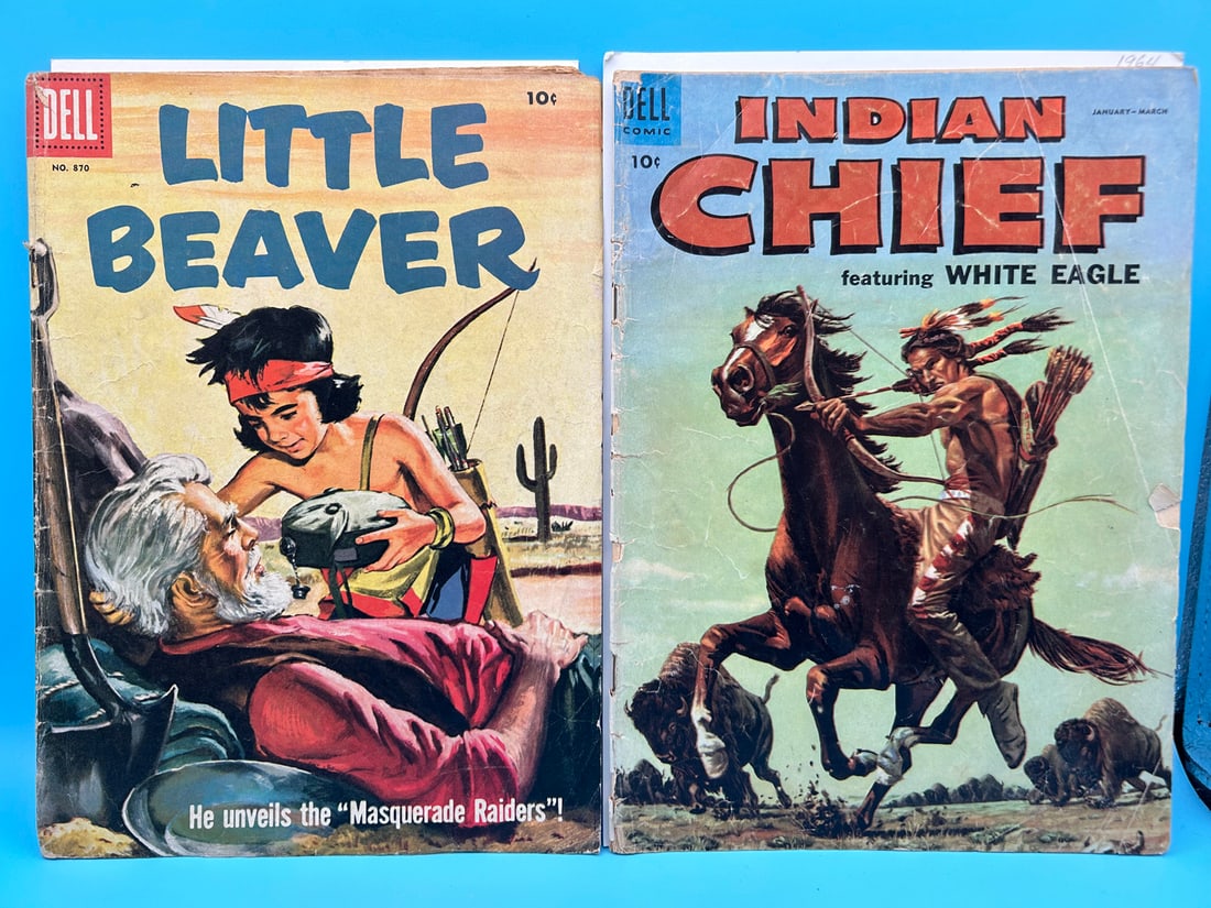 DC Four Color 870 Little Beaver and Indian Chief #17: DC Four Color 870 Little Beaver and Indian Chief #17