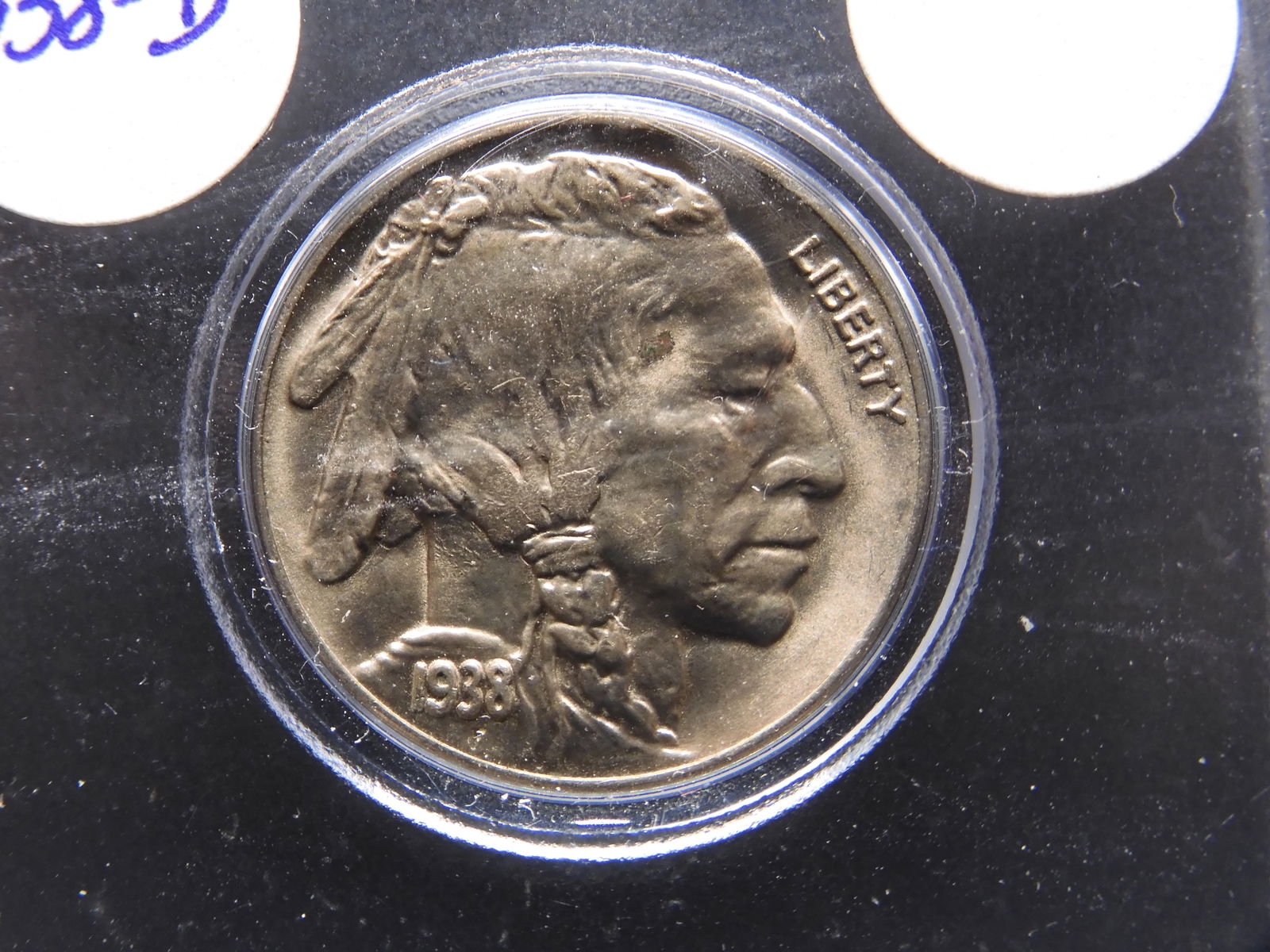 1938-D Buffalo Nickel, CH BU, Full Horn, Lustrous! (1 of 3)
