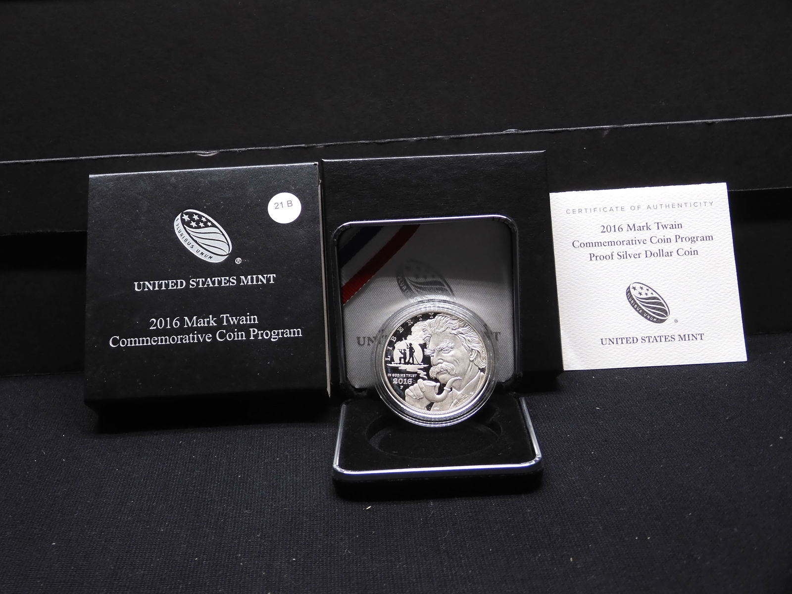 2016-P Mark Twain US Mint 90% Silver Commemorative Dollar (1 of 4)