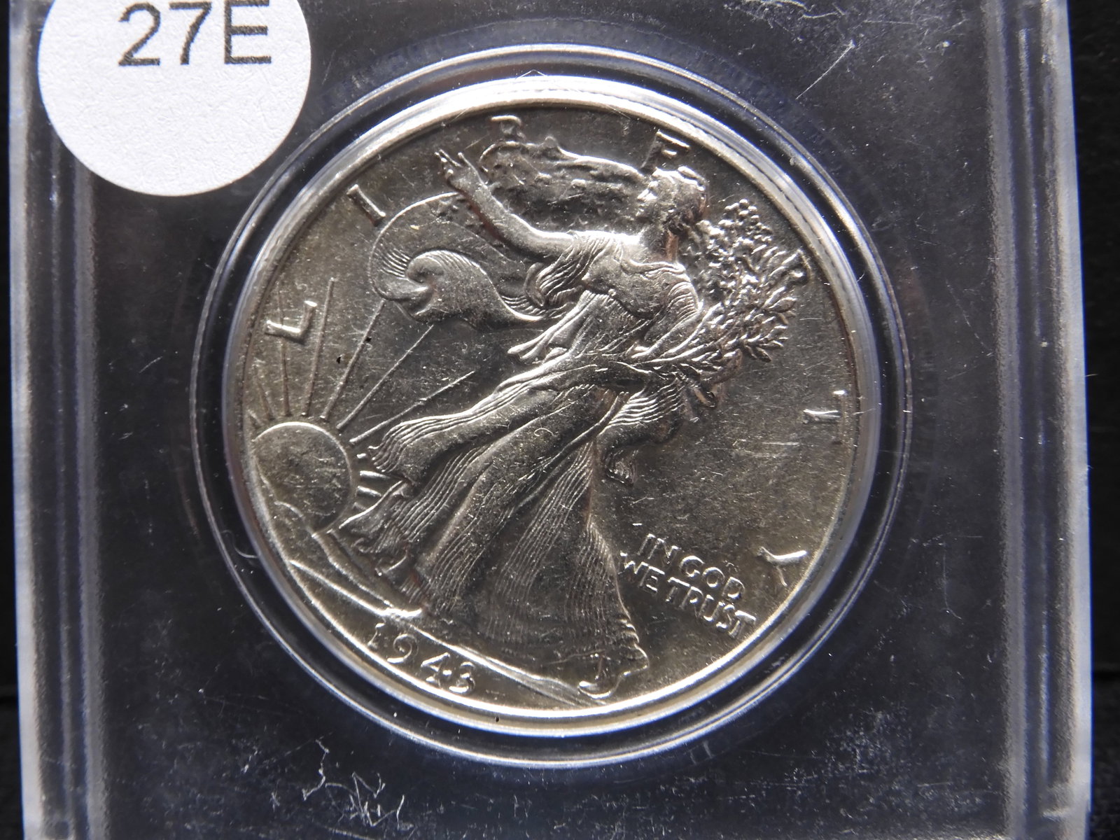 1943 Walking Liberty Half Dollar. 90% Silver. MS: 1943 Walking Liberty Half Dollar. 90% Silver. MS