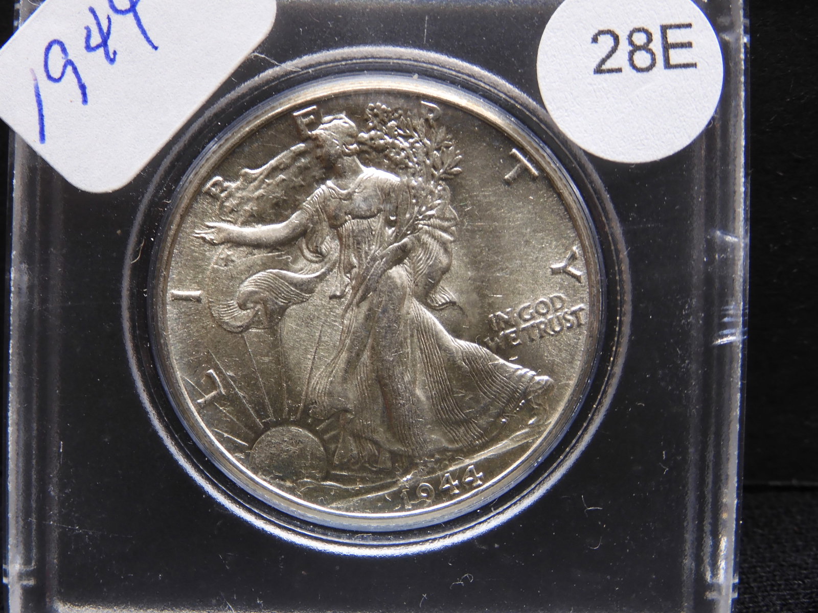 1944 Walking Liberty Half Dollar. 90% Silver. MS: 1944 Walking Liberty Half Dollar. 90% Silver. MS