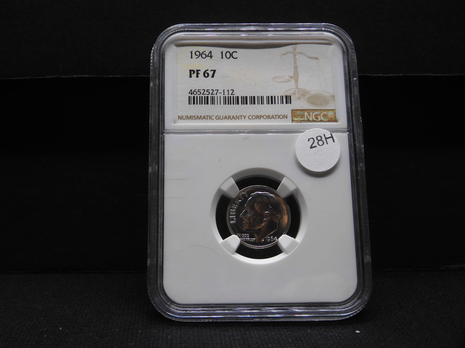 1964 Roosevelt Dime. 90% Silver. NGC PF67 (1 of 4)