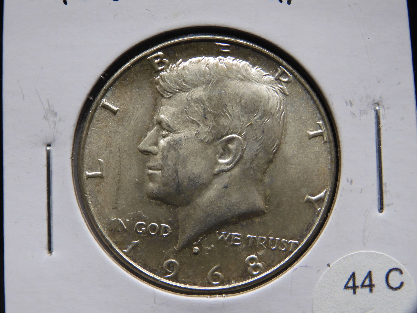 1968D Kennedy Half Dollar. UNC. 40% Silver (1 of 3)