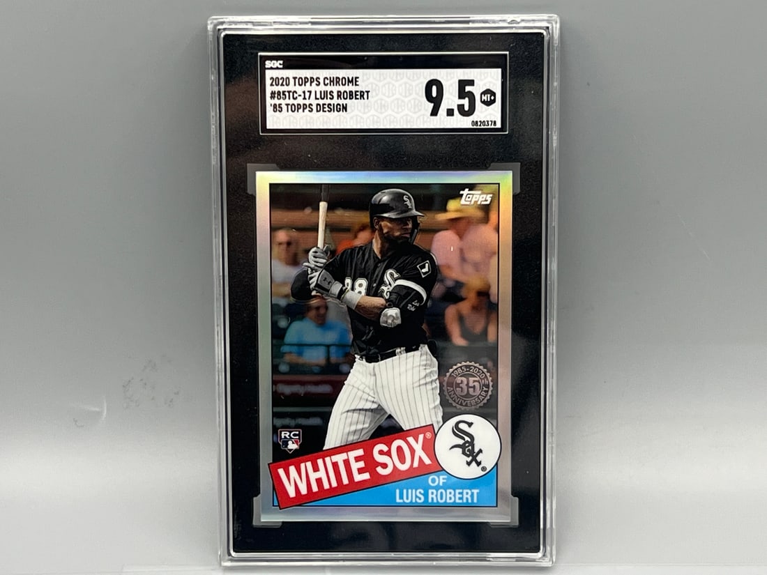 2020 Topps Chrome Luis Robert '85 Topps Design RC #85TC-17 SGC Mint+ 9.5 (1 of 2)