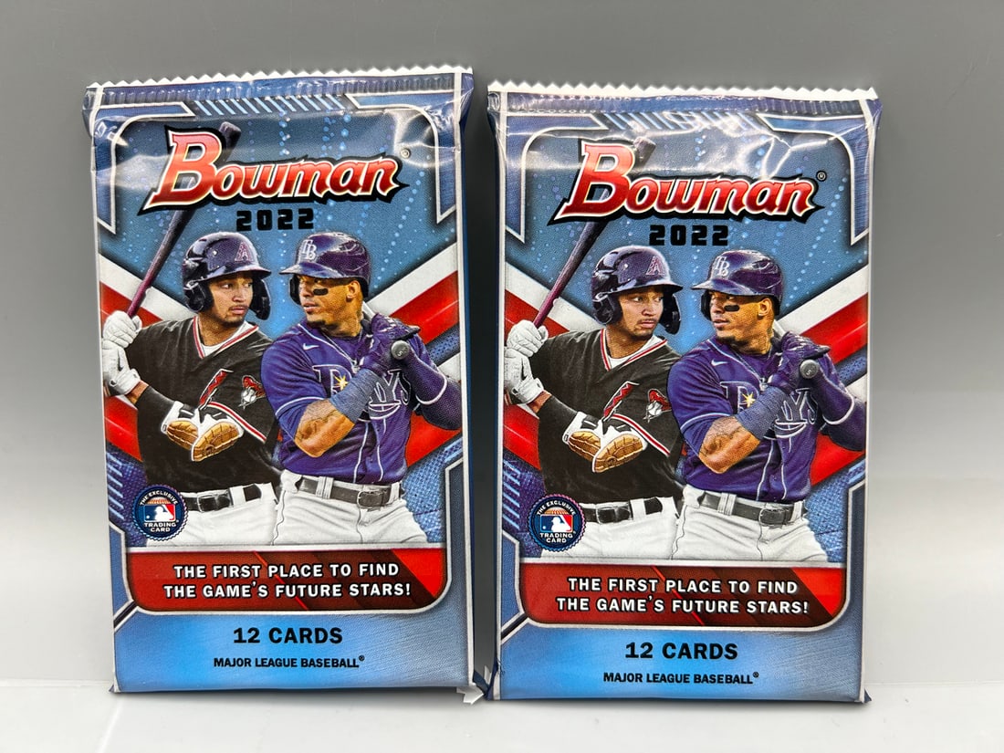 Lot of (2) 2022 Bowman Baseball Unopened Retail Packs: Lot of (2) 2022 Bowman Baseball Unopened Retail Packs