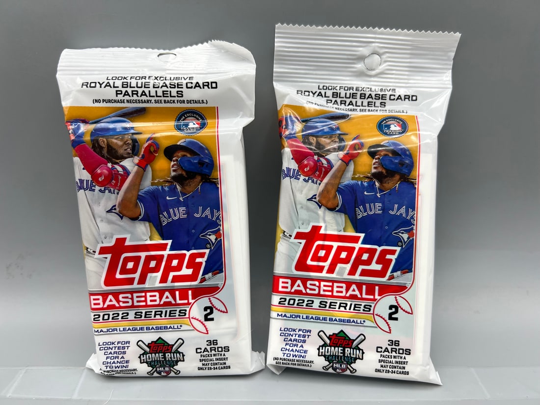 Lot of (2) 2022 Topps Series 2 Baseball Unopened Fat Packs (1 of 2)