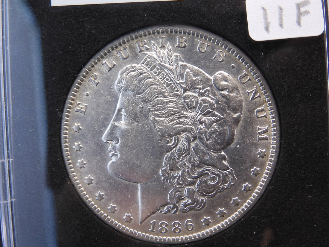 1886-O Morgan, MS-60 Like, Key Date (1 of 3)