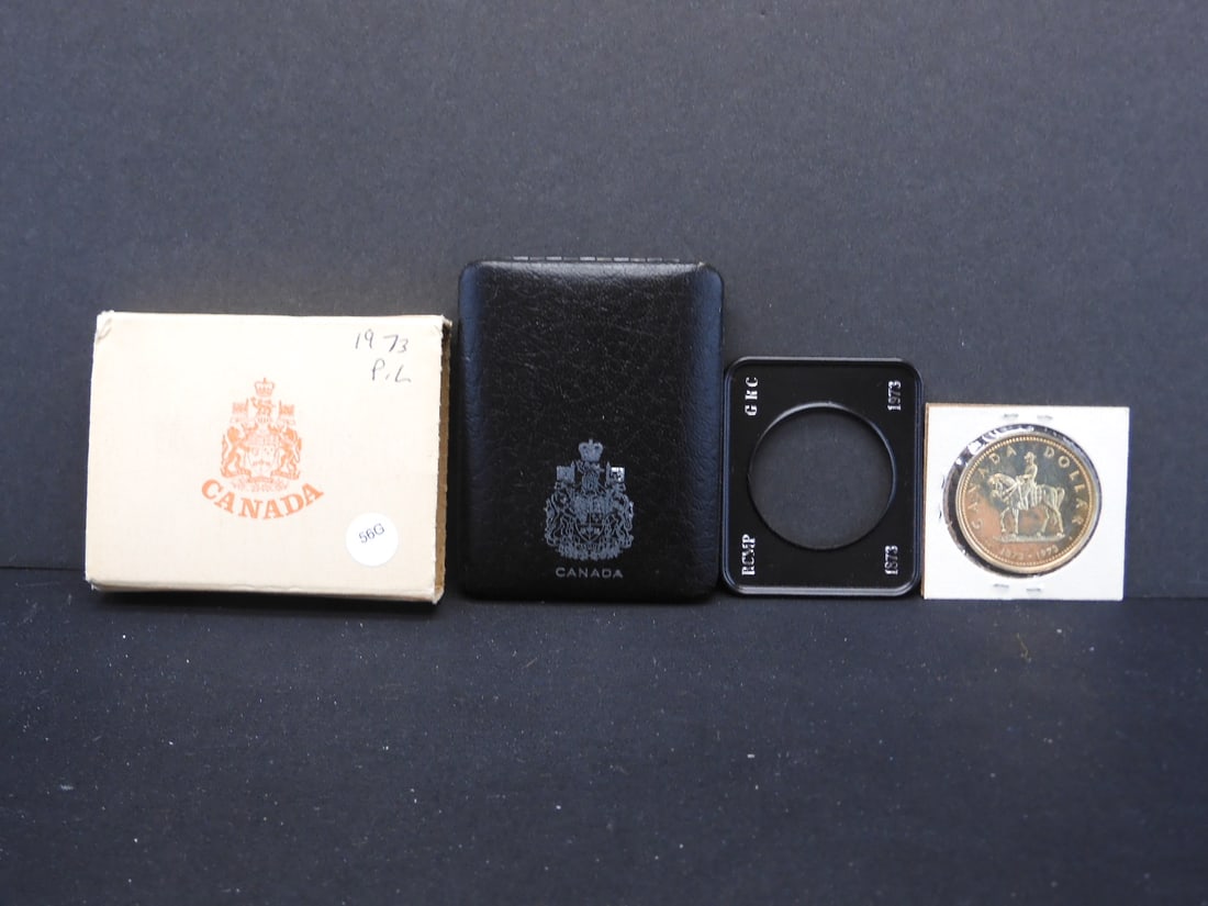 1973 PROOF Canada 50% Silver Dollar. OGP. Royal Canadian Mint (1 of 4)