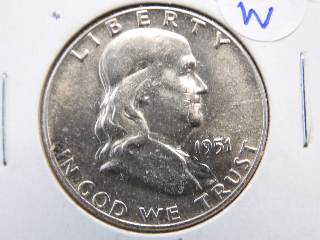 1951 Franklin Half Dollar: 1951 Franklin Half Dollar