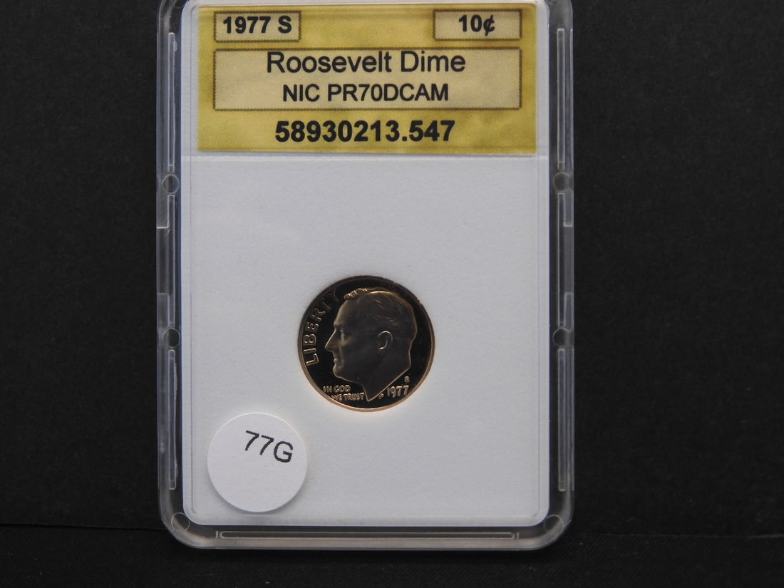 1977-S Roosevelt Dime PR70DCAM (1 of 3)