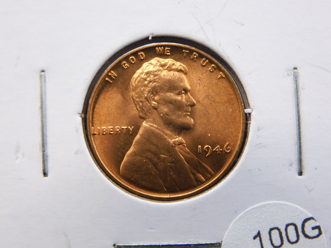 1946 Lincoln Wheat Cent, CH BU RED (1 of 3)