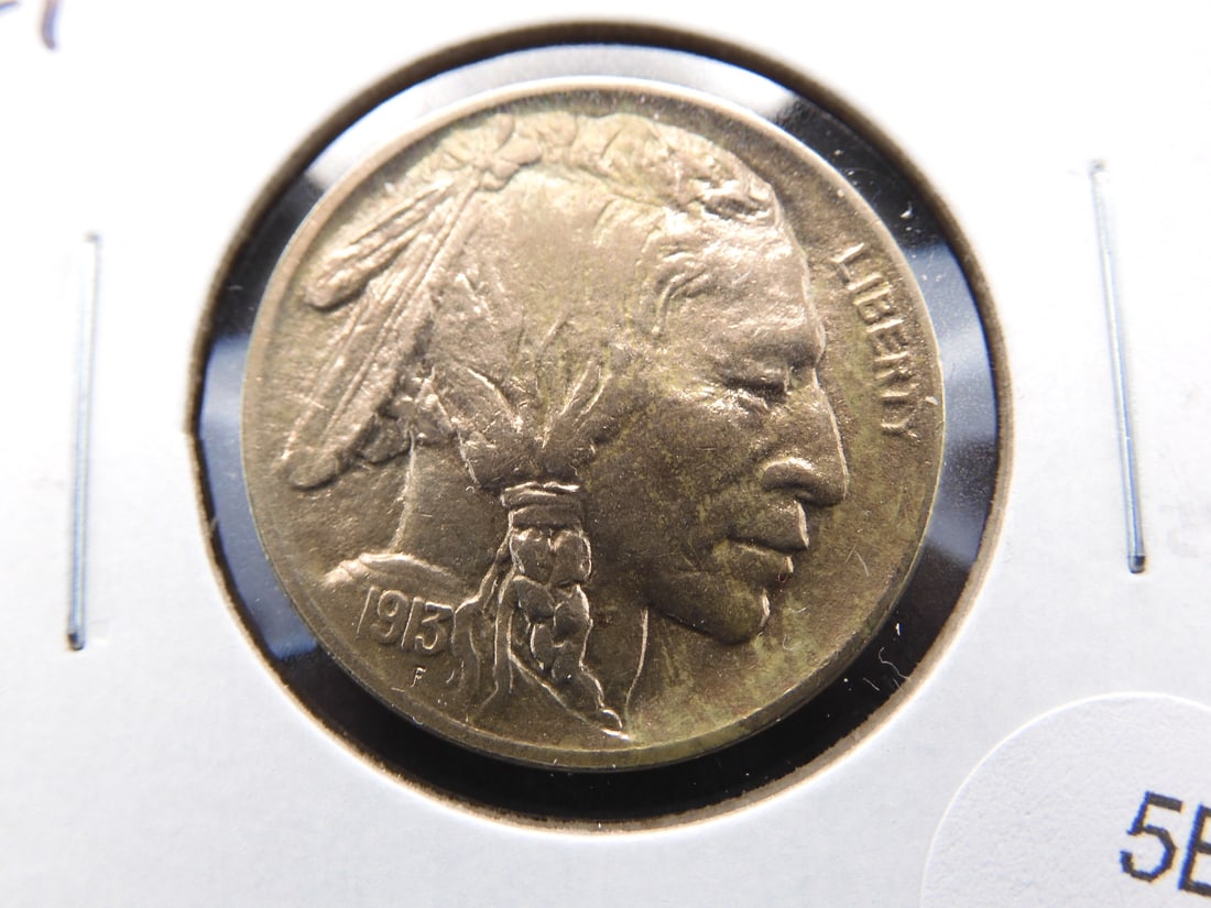 1913 Type-1 Buffalo Nickel. (1 of 3)