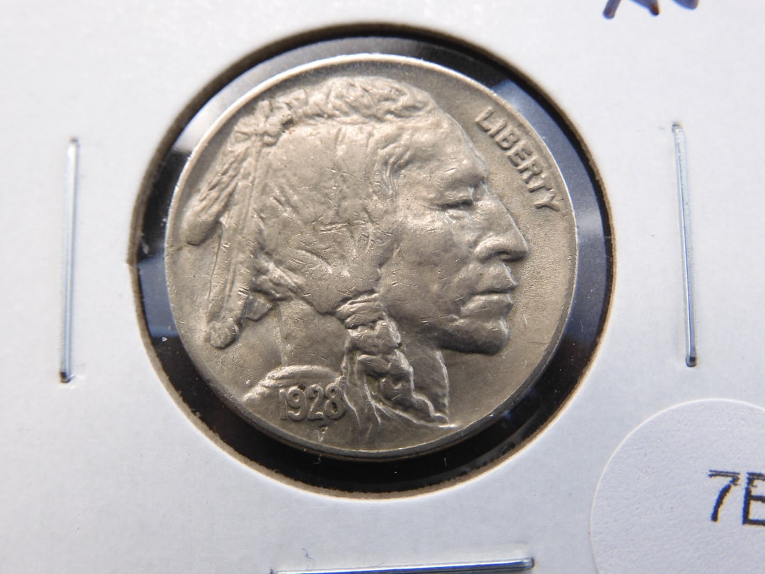 1928 Buffalo Nickel.  AU. (1 of 3)