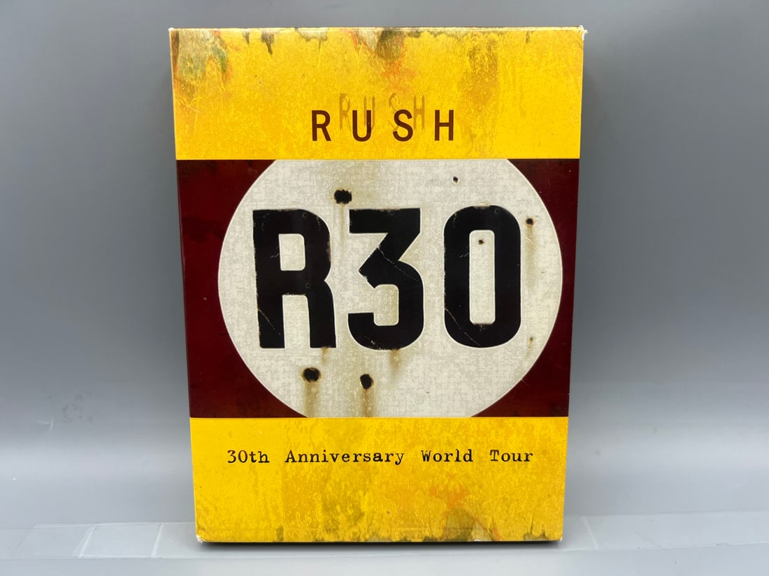 Rush DVD & CD set: R30 - 30th Anniversary World Tour, slipcase includes: 2 DVD & 2 CD, 2 replica (1 of 4)