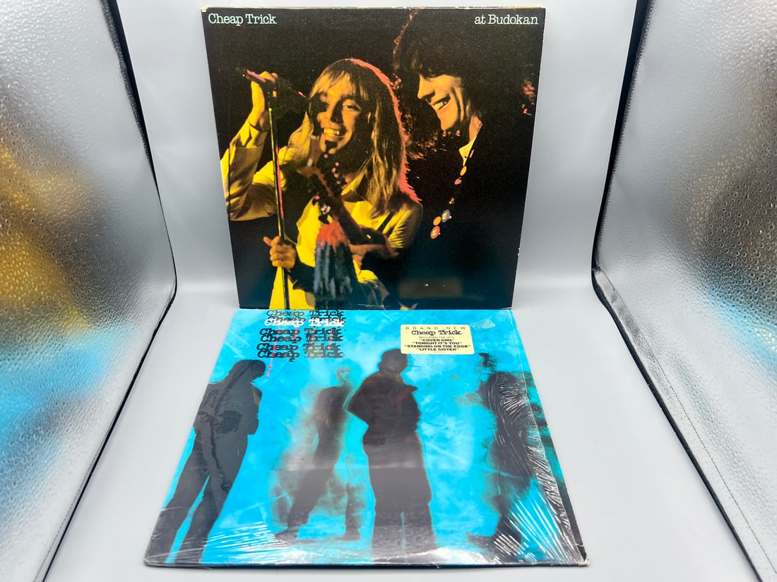 Cheap Trick (2 LP Lot): Cheap Trick at Budokan (1979), gatefold, contains 12-page brochure/lyric (1 of 6)