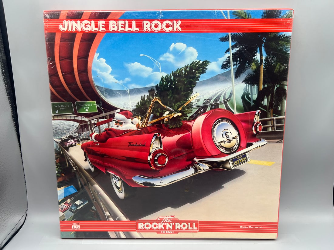 SEALED - Box Set (2 LPs) Jingle Bell Rock (1987), Christmas tunes from 50's/60's by original artists (1 of 2)