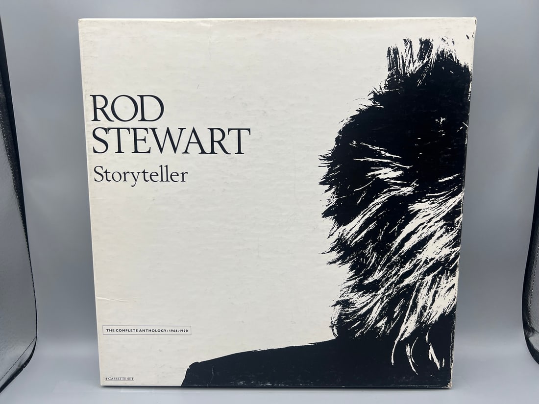 Rod Stewart - 4 Cassette Box Set: Storyteller (1989),  The Complete Anthology: 1964-1990, includes (1 of 3)
