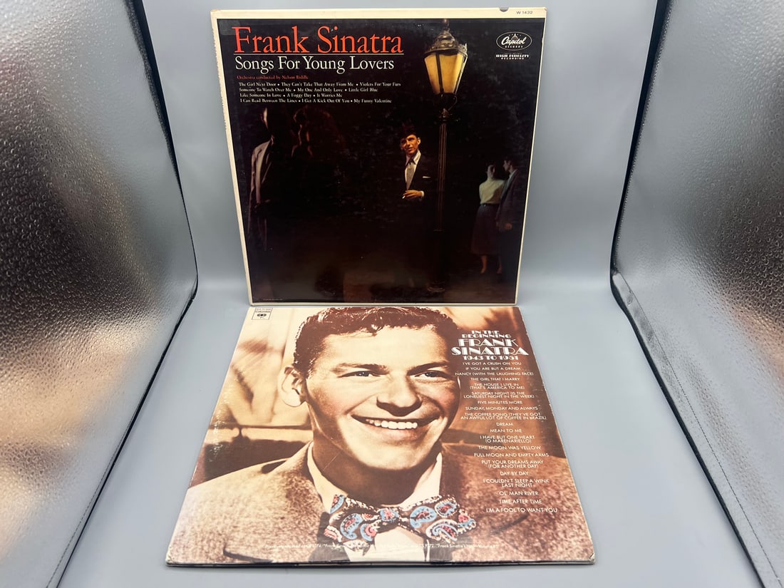 Frank Sinatra (2 LP Lot): Songs for Young Lovers (1962), reissue; and In the Beginning - Frank (1 of 7)