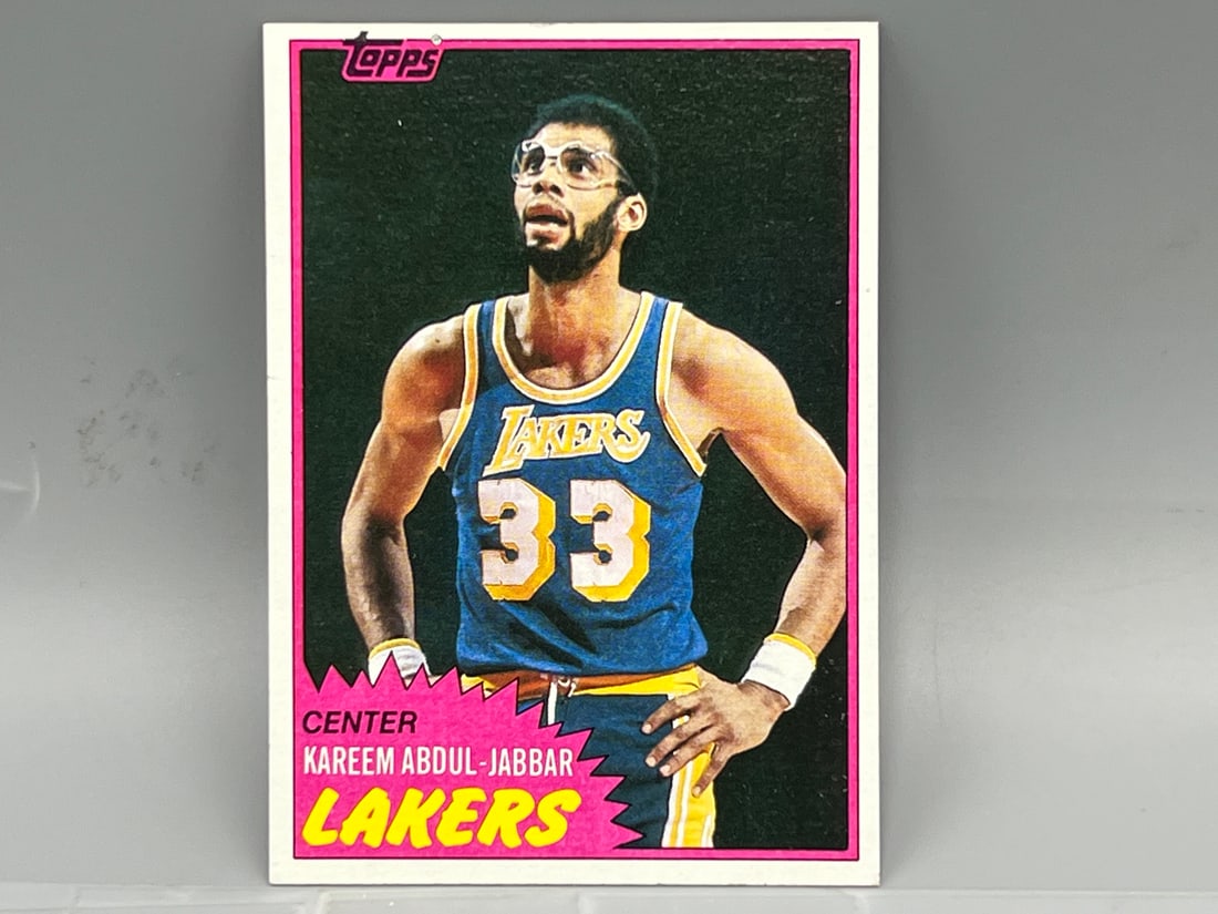 1981 Topps #20 Kareem Abdul-Jabbar: 1981 Topps #20 Kareem Abdul-Jabbar