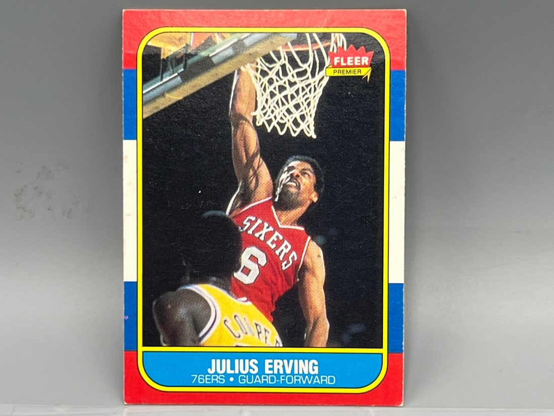 1986 Fleer #31 Julius Erving (1 of 4)