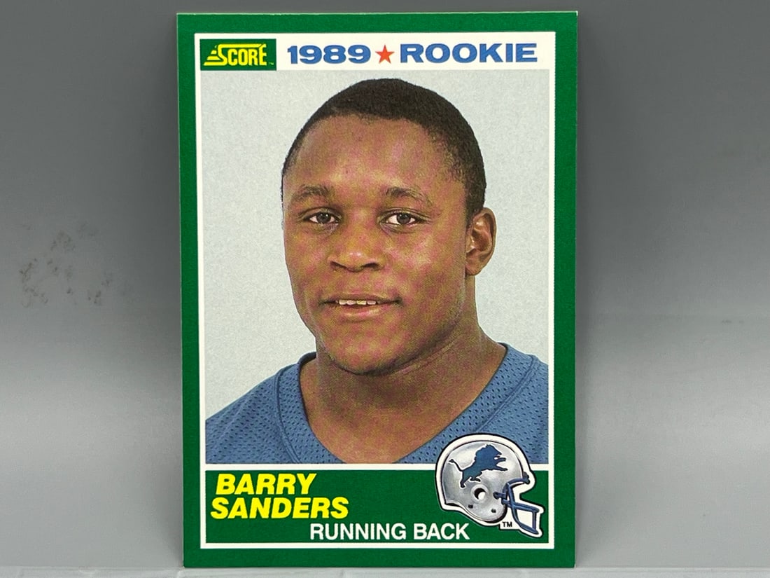 1989 Score #257 Barry Sanders Rookie (1 of 2)