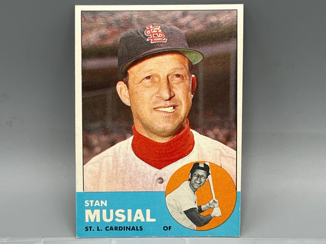 1963 Topps #250 Stan Musial Nice Condition Card (1 of 2)