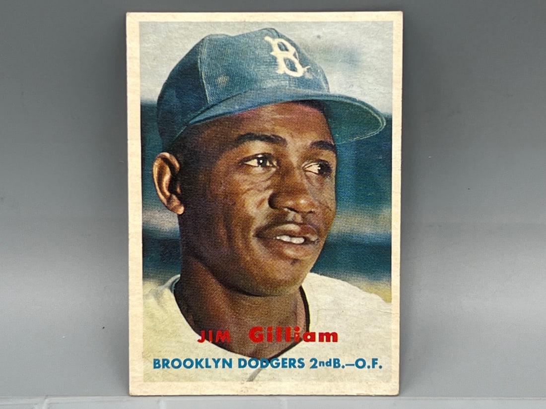 1957 Topps Jim Gilliam #115: 1957 Topps Jim Gilliam #115