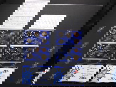 2004-S + 2006-S U.S. Mint Proof Sets w/ State Quarters