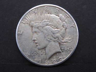 1922-S Silver Peace Dollar