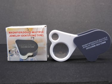 NEW Jewelry/Coin Double Loupe Magnifier