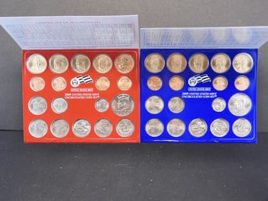 2009-P+D U.S. Mint Uncirculated Set- 36 Coins