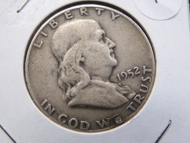 1952-D Franklin Half Dollar