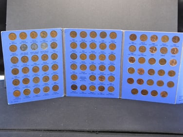 Complete Whitman Lincoln Cent Collection Starting 1941- 88 Coins