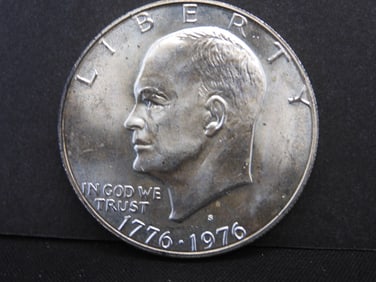 1976-S Uncirculated 40% Silver Bicentennial Eisenhower Dollar