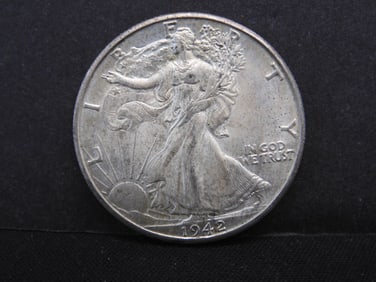 1942-D Walking Liberty Half Dollar