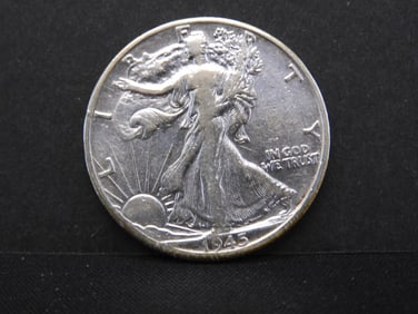 1945-D Walking Liberty Half Dollar