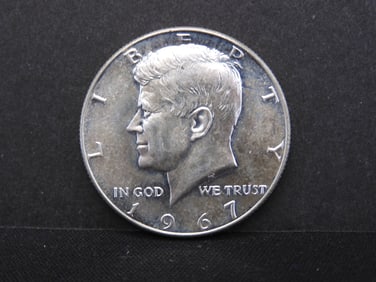 1967 40% Silver Kennedy Half Dollar