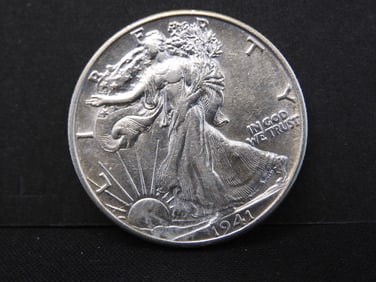 1941-D Walking Liberty Half Dollar