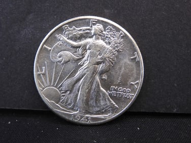 1941-P Walking Liberty Half Dollar