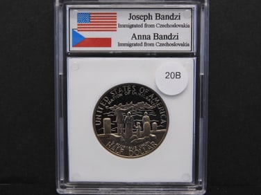 1986-S Statue of Liberty Commemorative Half Dollar Slabbed by TruGrade