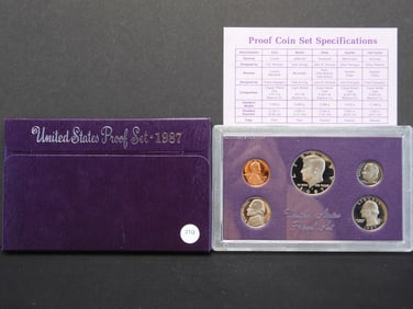 1987 S US Mint Proof Set. OGP